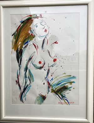 Annemarie de Groot - Vrouwelijk naakt verkocht voor € 100!