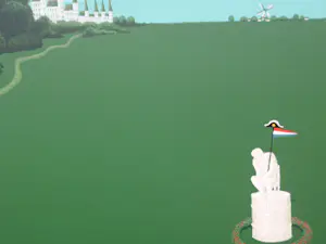 Willem Westbroek - Willem Westbroek Landschap met koets i Hollands landschap, naïeve kunst! kopen? Bied vanaf 125!