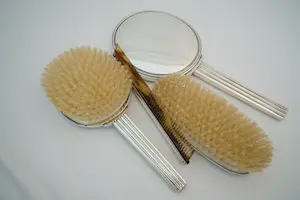 99 - Art-Deco 1920 4-delige gedeeltelijk sterling zilveren Kap-set kopen? Bied vanaf 320!