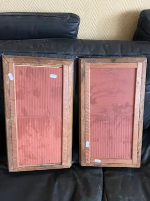 Paul Corriger - 2 ingelijste keramische panelen kopen? Bied vanaf 50!