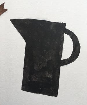 Klaas Gubbels - sjabloondruk 'Stilleven in Bruin en Zwart’ - 2006 - oplage 16 ex. kopen? Bied vanaf 285!