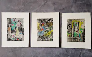 Hans Buining - DRIE in zeer kleine oplage (20) gemaakte Etsen & Aquatinten - gesigneerd kopen? Bied vanaf 32!