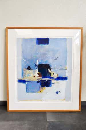 Ron van der Werf - Etude - Ingelijst - Zeedruk - Nr. 46 verkocht voor € 110!
