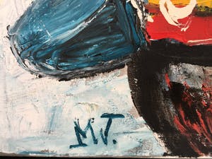 Martin van Wordragen - Olieverf op doek - Trommelaar 2003 (Groot) kopen? Bied vanaf 540!