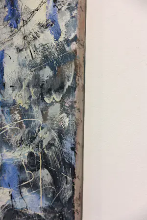 AcheterAngelos Tassopoulos - Olieverf op doek, Abstracte compositie - Zeer groot? Enchérissez de 300!