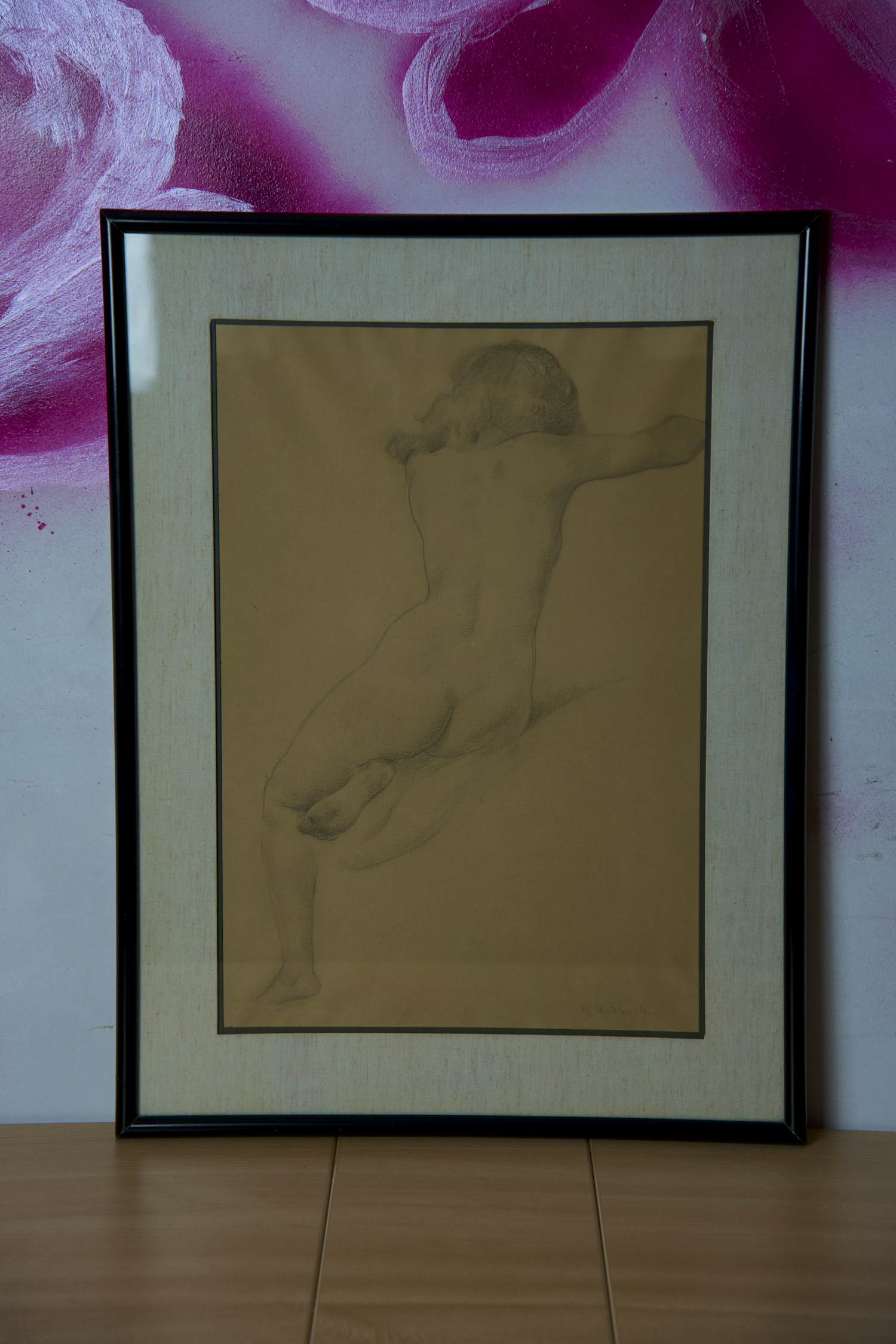 Raphael de Buck - Naakte Vrouw Potlood op papier kaufen? Bieten Sie von 90!