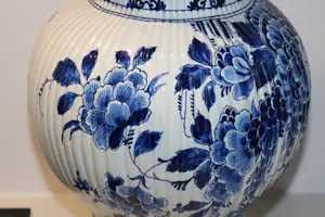 Porceleyne Fles - Royal Delft Dekselvaas kopen? Bied vanaf 150!