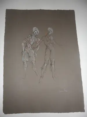 Leonor Fini - Ets, Titel, Scène de Théâtre kopen? Bied vanaf 45!