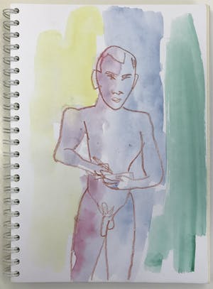 Anton Vrede - Schetsboek 1986 - 1987 (oplage) met originele omslag kopen? Bied vanaf 35!