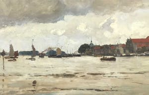 Willem Johannes Schutz - C2457, Zicht op Middelburg kopen? Bied vanaf 450!