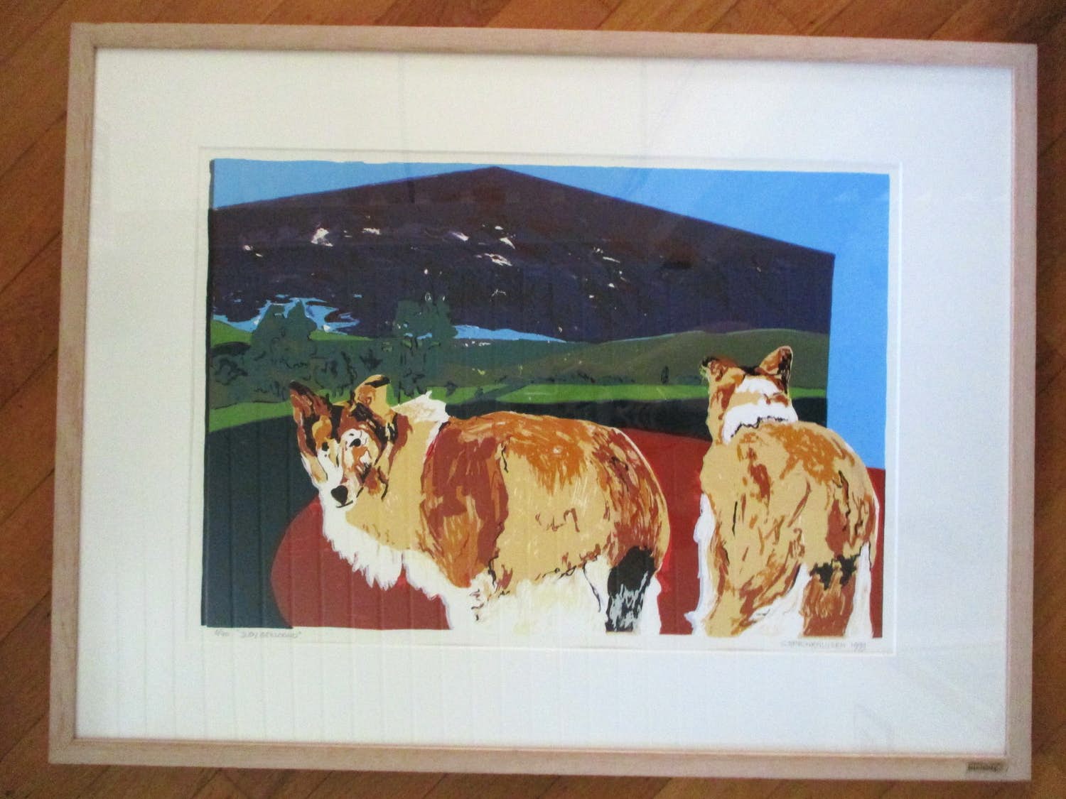 Conny Sprinkhuizen - Zeefdruk "Judy gekloond"in mooie Barth lijst! kopen? Bied vanaf 1!