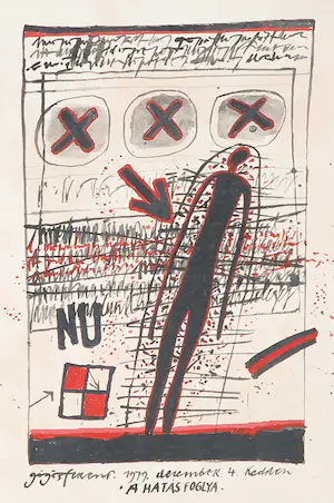 Ferenc Gogos - Gouache, A hatas foglya kopen? Bied vanaf 80!