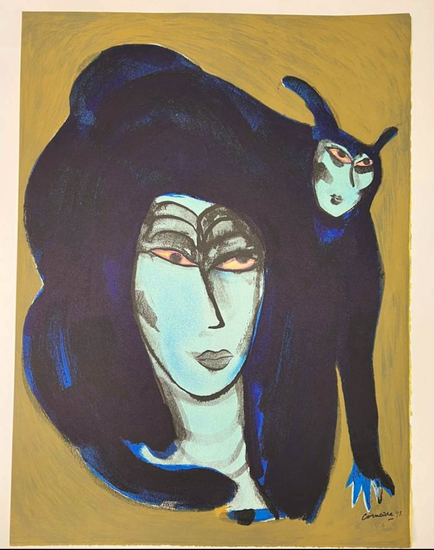 AcheterCorneille - Femme au chat bleu? Enchérissez de 395!