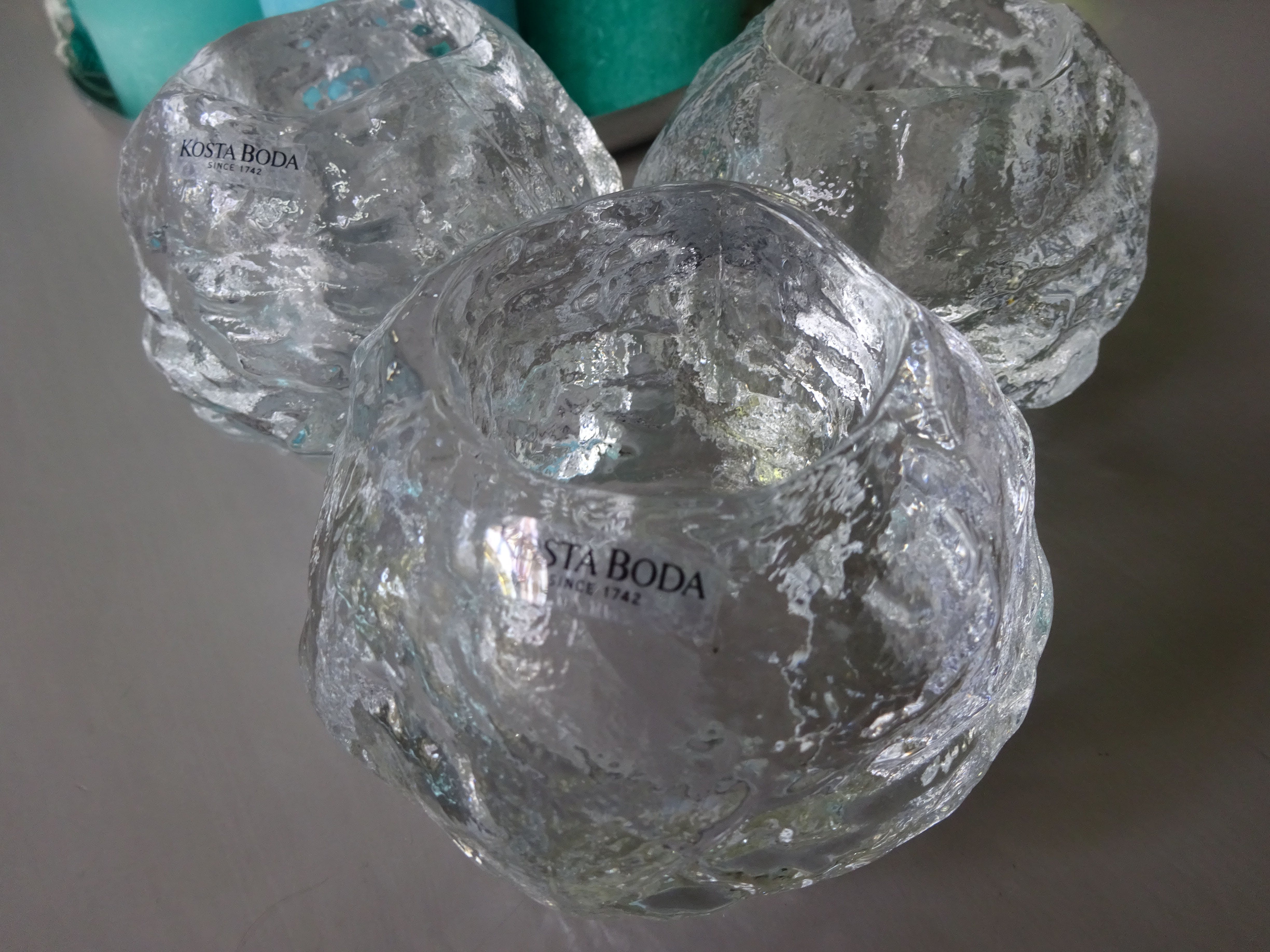 Kosta Boda - Ann Warff- Snowball- groot model- 3x  verkocht voor € 45!