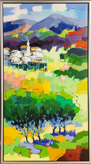 Hendrik van Veenendaal - Montagne du Luberon 0820 verkocht voor € 680!