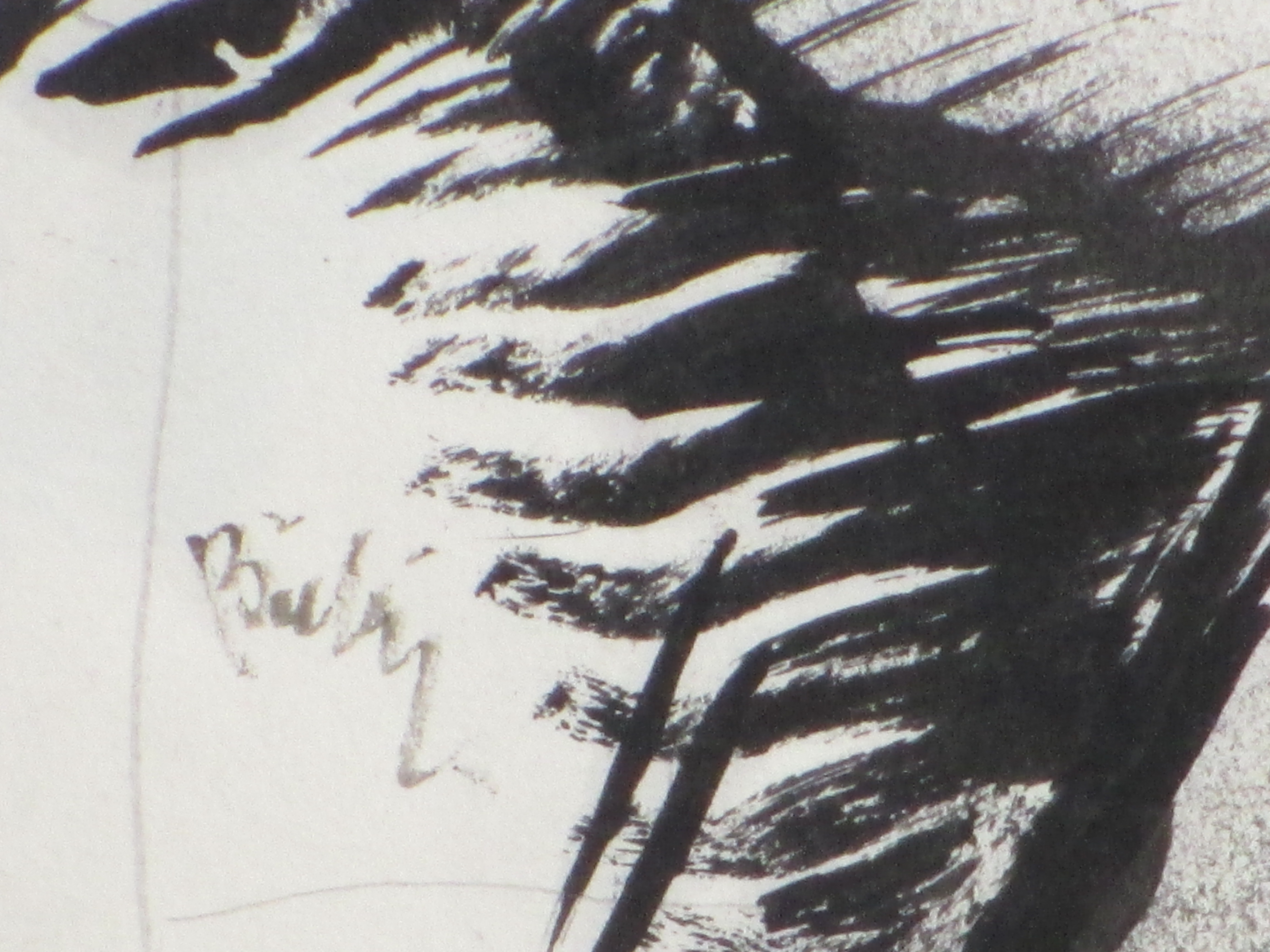 Herman Bieling - Zittend Naakt - Inkttekening kopen? Bied vanaf 1!