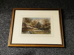 Sebastiaan Mattheus Sigismund de Ranitz - "vader van Wilhelmina" aquarel - landschap met figuren" gesigneerd kopen? Bied vanaf 119!