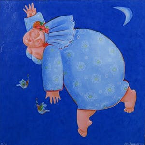 Ada Breedveld - Zeefdruk, Zonder titel - Ingelijst kopen? Bied vanaf 50!