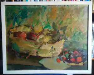Kees Verwey - Stilleven met fruitmand verkauft für € 1250!