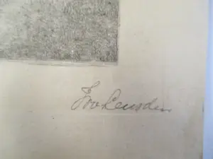 Niet of onleesbaar gesigneerd - 10 diverse etsen Landschap oa Matthes v.Leusden Vrolijk Heyning kopen? Bied vanaf 1!