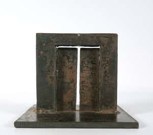 David van de Kop - Beeld van ijzer in de vorm van een deur verkocht voor € 300!