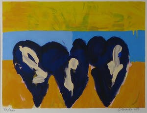 Jan Cremer - Zeefdruk, Tulpen II - Ingelijst (Groot) kopen? Bied vanaf 150!