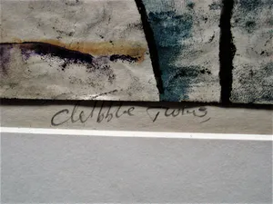 Niet of onleesbaar gesigneerd - Link Gallery - Grote handgekleurde Litho - slechts 2 exemplaren! - gesigneerd kopen? Bied vanaf 1!