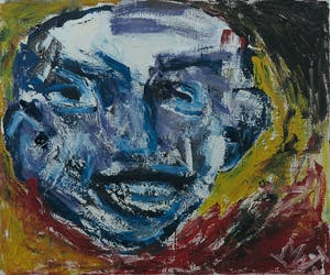 Martin van Wordragen - Olieverf op doek, Stadionkop - Ingelijst kopen? Bied vanaf 1!