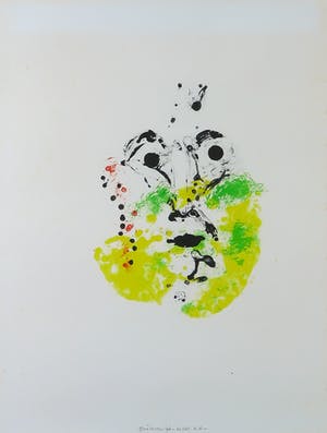 Jef Diederen - Litho, Zonder titel - Ingelijst kopen? Bied vanaf 40!