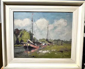 AcheterPiet de Regt - Schuiten in de Leede bij Warmond? Enchérissez de 95!