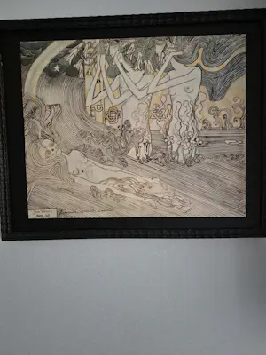 Jan Toorop - Twee vrouwen Treurend bij dode Non kopen? Bied vanaf 40!