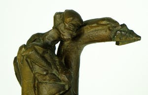 Brons (Onbekend) - Leda en de Zwaan - 12 kg kopen? Bied vanaf 795!