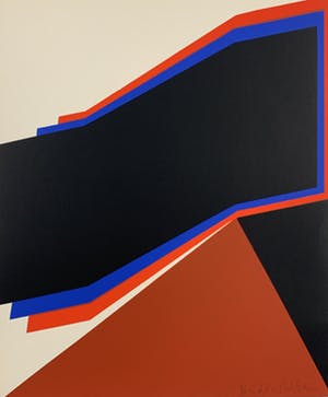 Istvan Nadler - kleurenzeefdruk - zonder titel - 1977 kopen? Bied vanaf 100!
