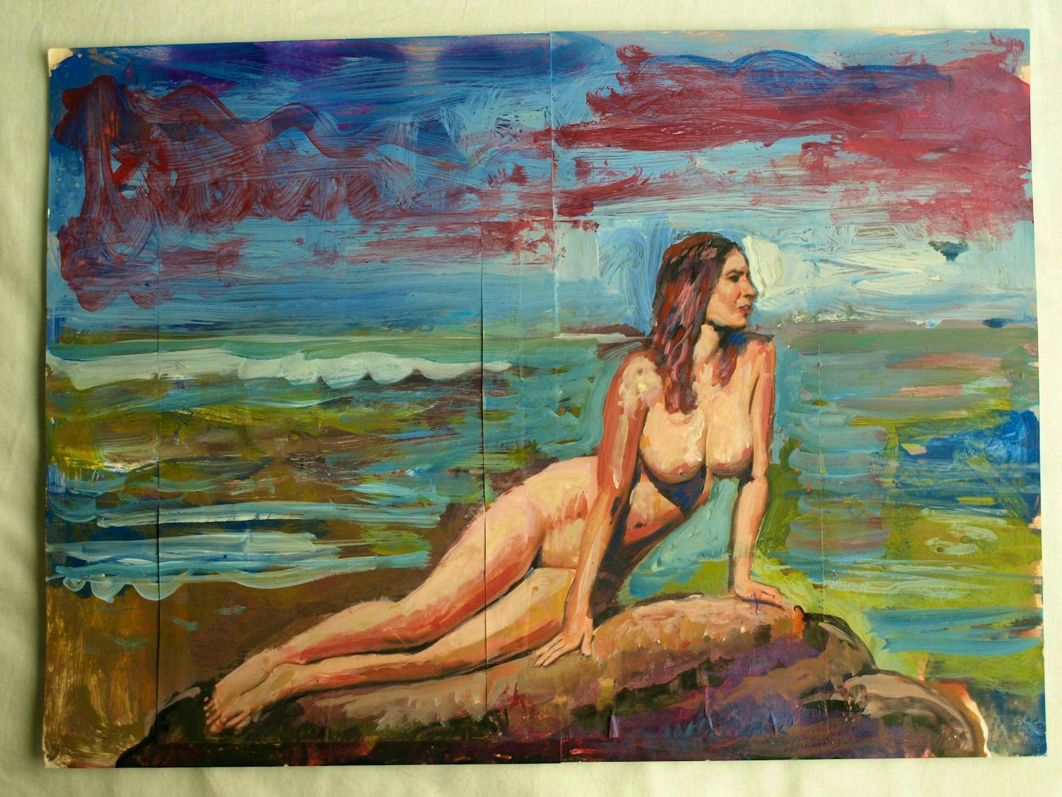 Peter Klashorst - Lot 2 Mooi Formaat Werken - Venus en De Kus - Gesigneerd !!! verkocht voor € 100!