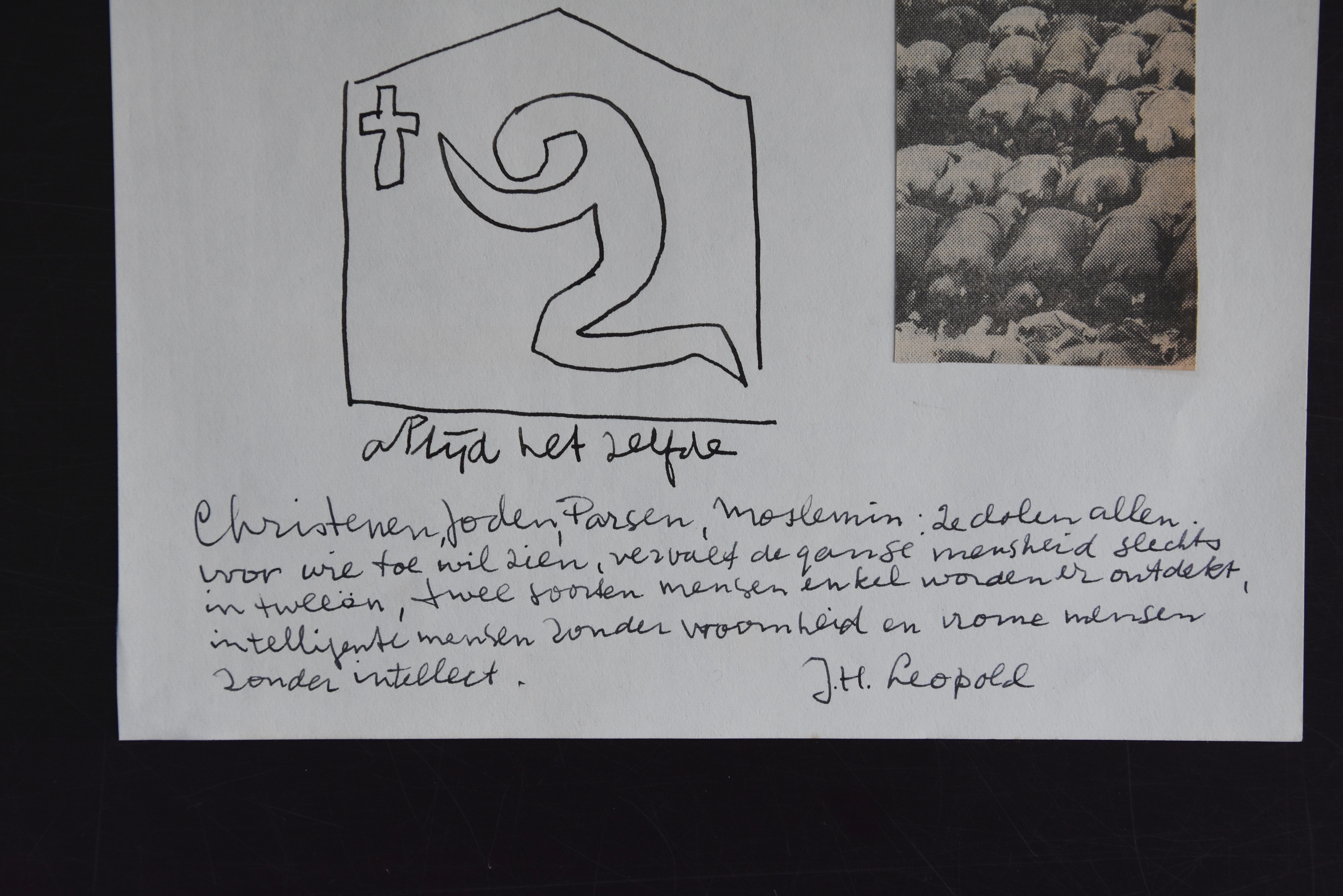 Siep van den Berg - Pentekening# TEKST VAN J.H.LEOPOLD # 1979, mint kopen? Bied vanaf 19!