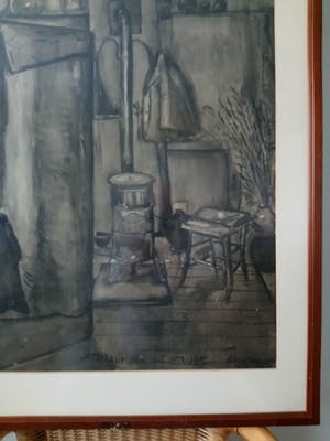 Chris Jansen - Interieur van het atelier kopen? Bied vanaf 40!