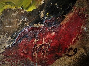 Niet of onleesbaar gesigneerd - Omstreeks 1920 expressionistisch olieverf "Herfst landschap" L. Weissberg kopen? Bied vanaf 1!