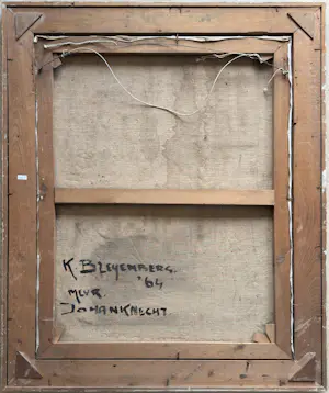 Karel Bleijenberg - Olieverf op doek, Portret - Ingelijst. kopen? Bied vanaf 895!