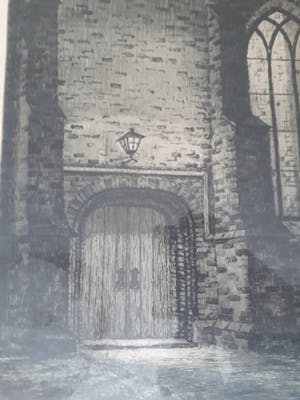 Abe Gerlsma - poortje martini kerk Franeker kopen? Bied vanaf 100!