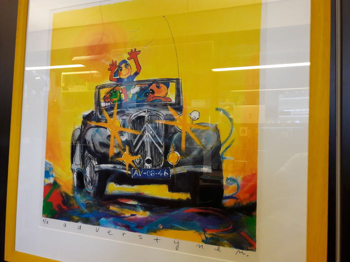 Ad Verstijnen - Kleuren zeefdruk. Citroen Traxion Avant cabriolet kopen? Bied vanaf 95!