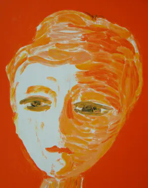 Virgilio Guidi - Volto Rosso - 1982 - Originele lithografie gesigneerd en genummerd kopen? Bied vanaf 120!