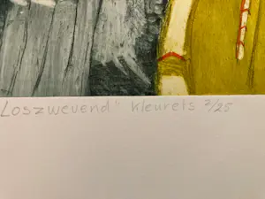 Frea Lenger - Loszwevend kleur ets kopen? Bied vanaf 25!