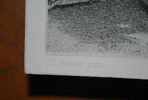 Jan Mesker - verkoopster op een zonnige rommelmarkt (Den Haag) - litho naar Theo Mesker kopen? Bied vanaf 65!