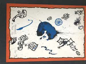 Pierre Alechinsky - 2 x een voorblad verkocht voor € 100!