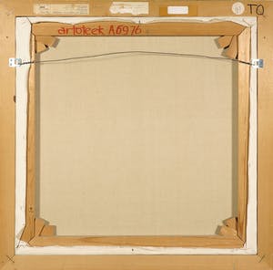 Arjen Toet - Acryl op doek, Abstract geometrische compositie - Ingelijst kopen? Bied vanaf 50!