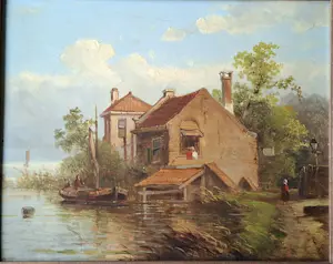 Cornelis Westerbeek (sr.) - Riviergezicht kopen? Bied vanaf 450!