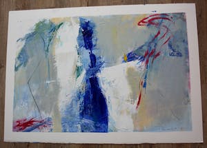 Paula Evers - Schilderij: acryl op papier - 1991 kopen? Bied vanaf 99!
