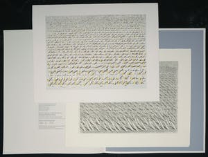 Jan Hein van Rooy - Laureatenmap met twee prenten (litho en ets), Oostakker + Westakker kopen? Bied vanaf 35!