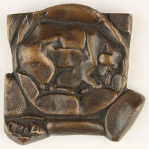 Geer Steyn - Bronzen penning: Jaarpenning Hond - Labrador Job, 2012 kopen? Bied vanaf 145!