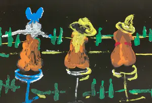 Espen Hagen - Six ladies at the black bar kopen? Bied vanaf 50!